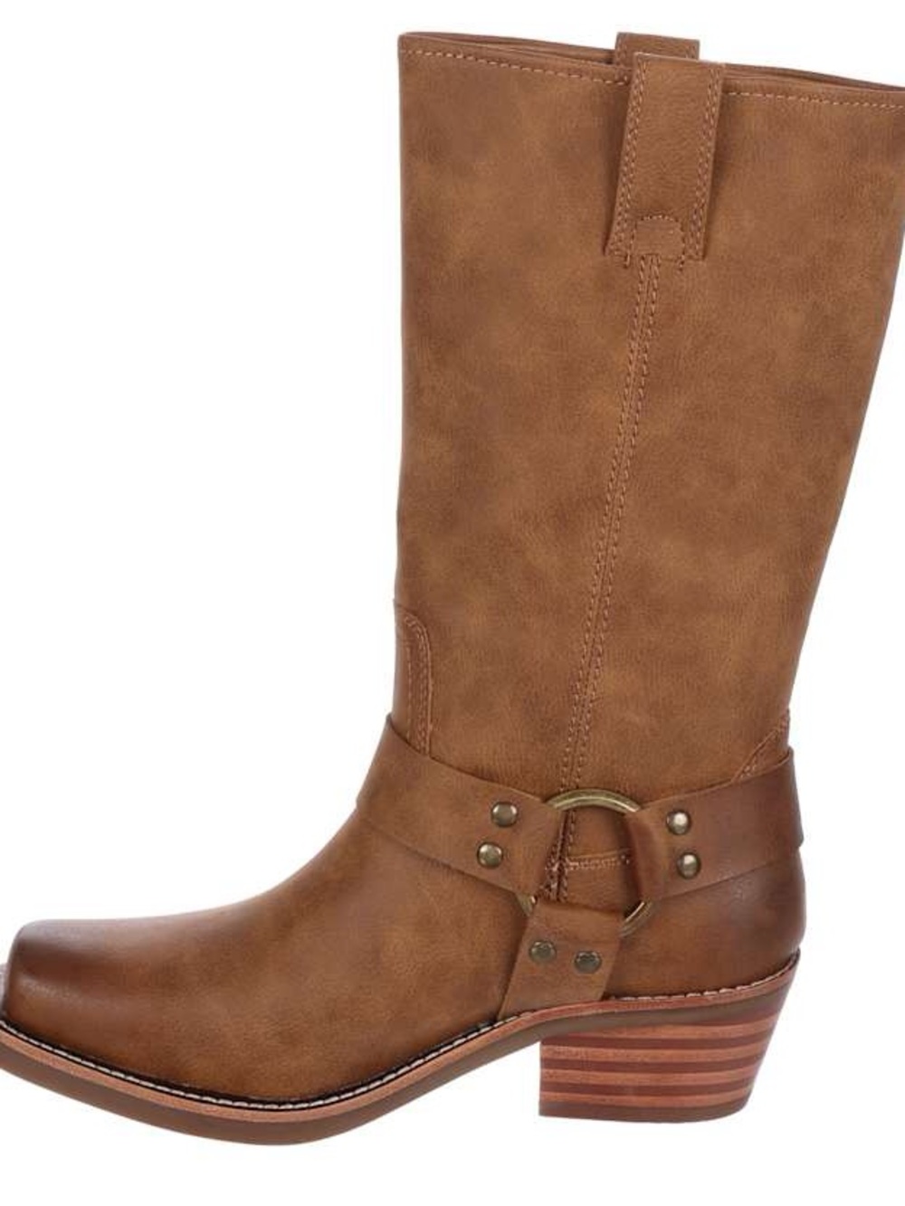 FRYE & CO. Women’s Lorrie Harness 12 Tall Boots – Size 6.5 – Brown